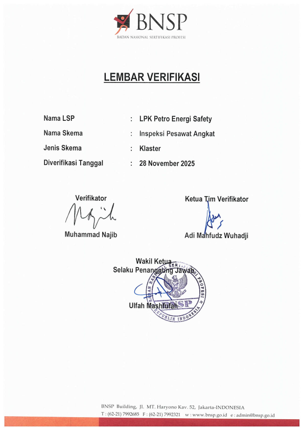 INSPEKSI PESAWAT ANGKAT